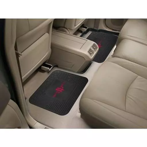 Houston Rockets Backseat Utility Mats 2 Pack 14"x17"