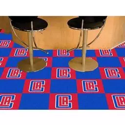 Click here to learn more about the Los Angeles Clippers Carpet Tiles 18"x18" tiles.