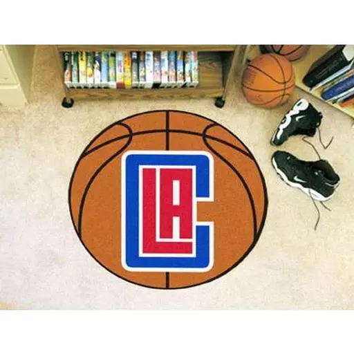 Los Angeles Clippers Basketball Mat 27" diameter