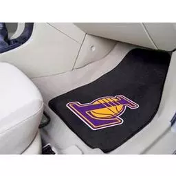 Click here to learn more about the Los Angeles Lakers 2-piece Carpeted Car Mats 17"x27".