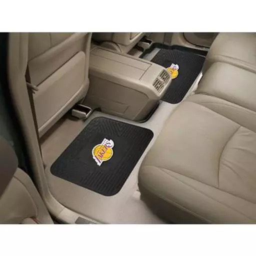 Los Angeles Lakers Backseat Utility Mats 2 Pack 14"x17"