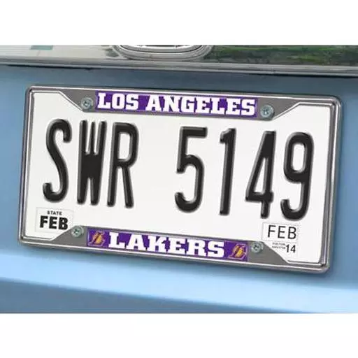 Los Angeles Lakers License Plate Frame 6.25"x12.25"