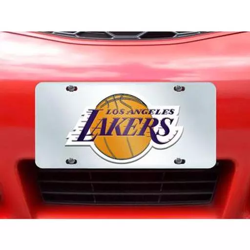 Los Angeles Lakers License Plate Inlaid 6"x12"