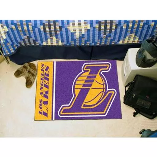 Los Angeles Lakers Uniform Inspired Starter Rug 19"x30"