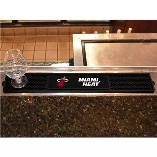 Miami Heat Drink Mat 3.25"x24"