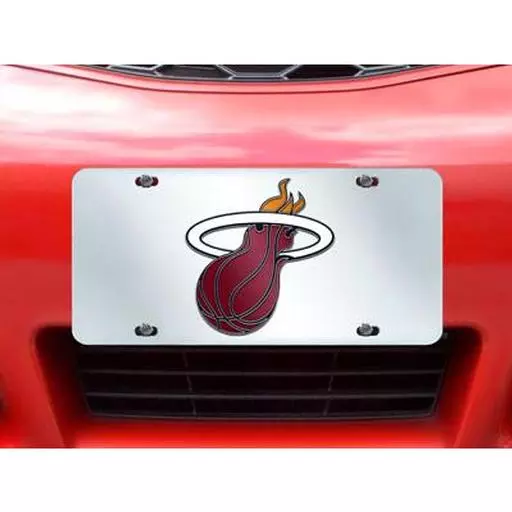 Miami Heat License Plate Inlaid 6"x12"