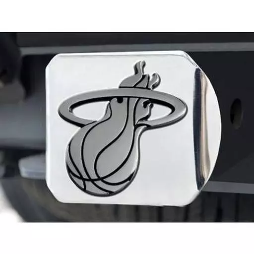 Miami Heat Hitch Cover 4 1/2"x3 3/8"