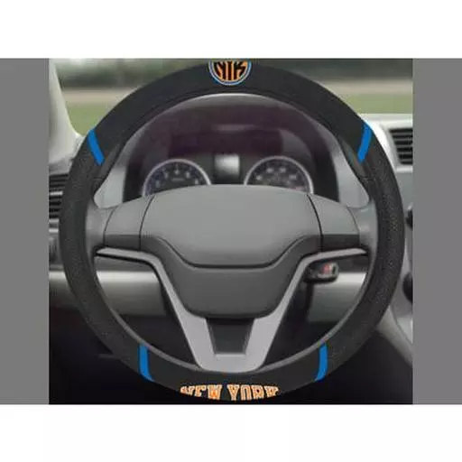 New York Knicks Steering Wheel Cover 15"x15"