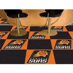 Click here to learn more about the Phoenix Suns Carpet Tiles 18"x18" tiles.