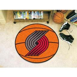 Click here to learn more about the Portland Trail Blazers Basketball Mat 27" diameter.