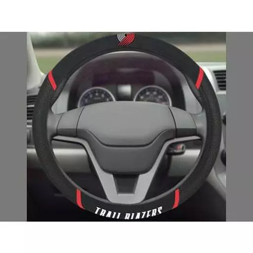 Portland Trail Blazers Steering Wheel Cover 15"x15"