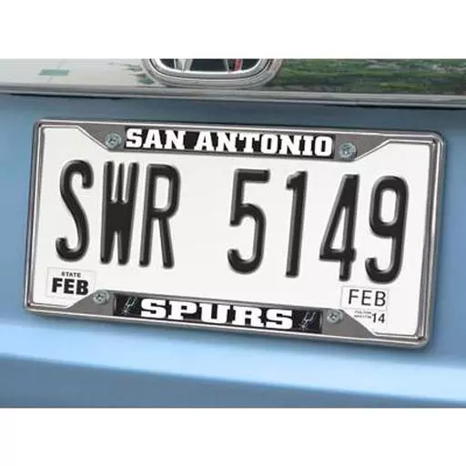 San Antonio Spurs License Plate Frame 6.25"x12.25"