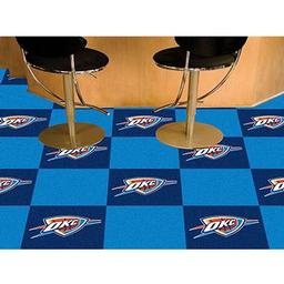 Click here to learn more about the Oklahoma City Thunder Carpet Tiles 18"x18" tiles.