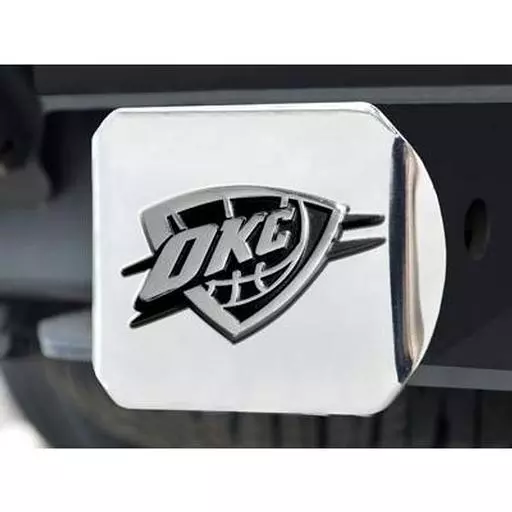 Oklahoma City Thunder Hitch Cover 4 1/2"x3 3/8"