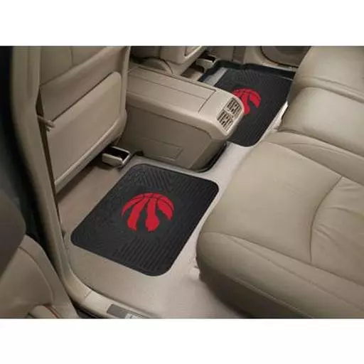 Toronto Raptors Backseat Utility Mats 2 Pack 14"x17"