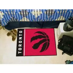 Click here to learn more about the Toronto Raptors Uniform Inspired Starter Rug 19"x30".