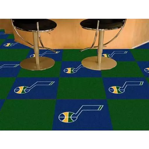 Utah Jazz Carpet Tiles 18"x18" tiles