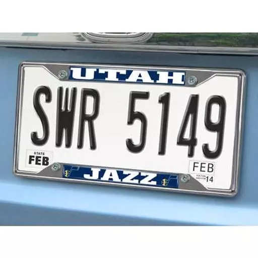 Utah Jazz License Plate Frame 6.25"x12.25"