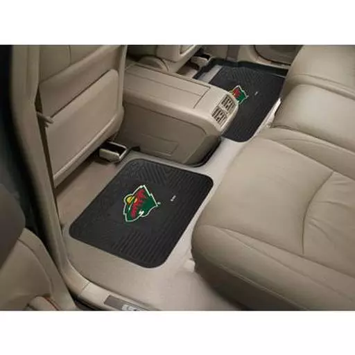 Minnesota Wild Backseat Utility Mats 2 Pack 14"x17"