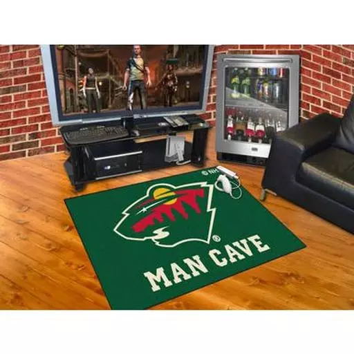 Minnesota Wild Man Cave All-Star Mat 33.75"x42.5"