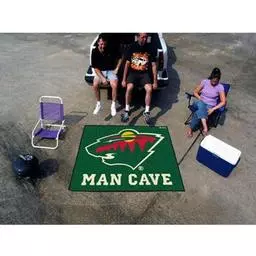 Click here to learn more about the Minnesota Wild Man Cave Tailgater Rug 5''x6''.