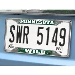 Click here to learn more about the Minnesota Wild License Plate Frame 6.25"x12.25".