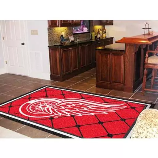 Detroit Red Wings Rug 5''x8''