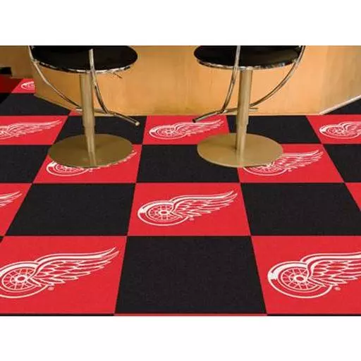 Detroit Red Wings Team Carpet Tiles