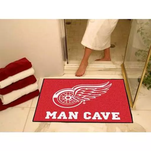 Detroit Red Wings Man Cave All-Star Mat 33.75"x42.5"