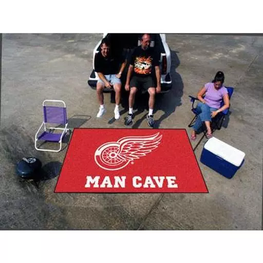 Detroit Red Wings Man Cave UltiMat Rug 5''x8''