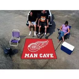 Click here to learn more about the Detroit Red Wings Man Cave Tailgater Rug 5''x6''.