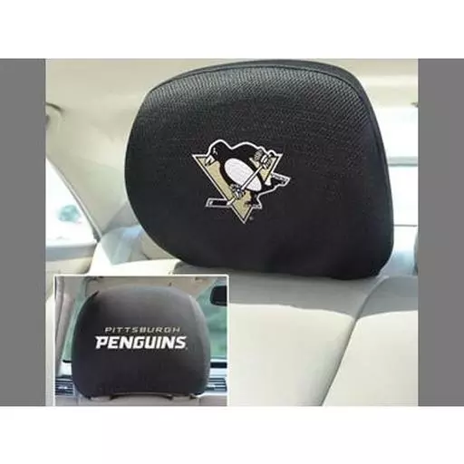 Pittsburgh Penguins Head Rest Cover 10"x13"