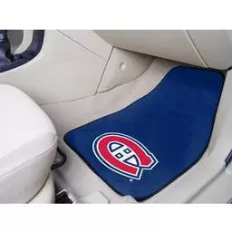 Click here to learn more about the Montreal Canadiens 2-pc Printed Carpet Car Mats 17"x27".