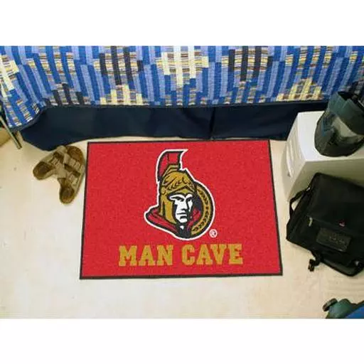 Ottawa Senators Man Cave Starter Rug 19"x30"