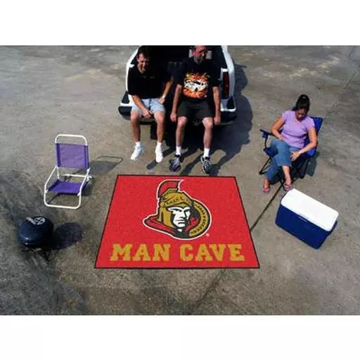 Ottawa Senators Man Cave Tailgater Rug 5''x6''