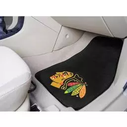 Click here to learn more about the Chicago Blackhawks 2-pc Printed Carpet Car Mats 17"x27".