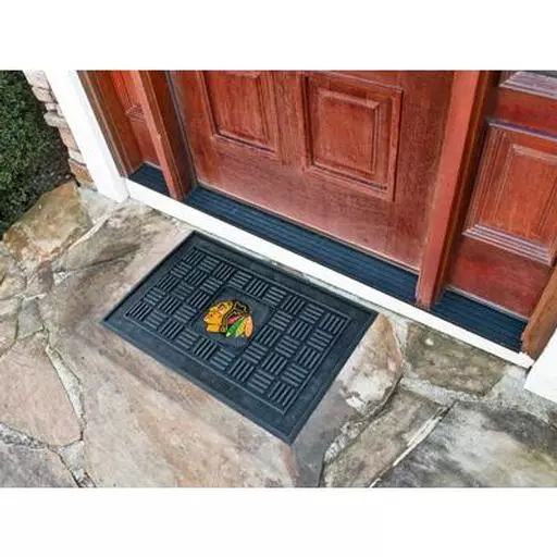 Chicago Blackhawks Medallion Door Mat