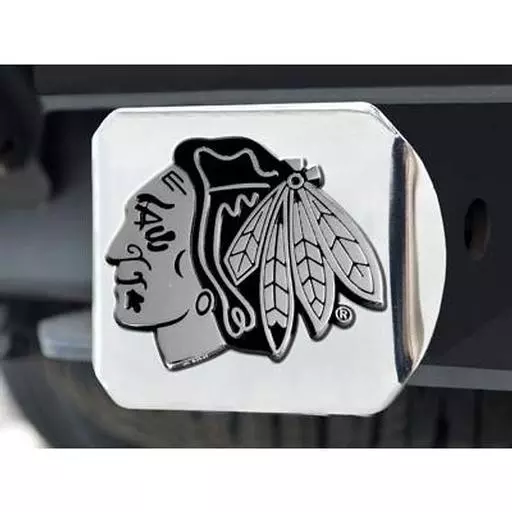 Chicago Blackhawks Hitch Cover 4 1/2"x3 3/8"