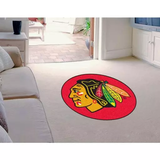 Chicago Blackhawks Puck Mat