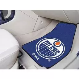 Click here to learn more about the Edmonton Oilers 2-pc Printed Carpet Car Mats 17"x27".