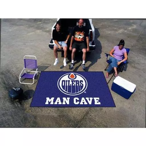 Edmonton Oilers Man Cave UltiMat Rug 5''x8''