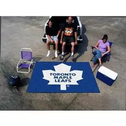 Click here to learn more about the Toronto Maple Leafs Tailgater Rug 5''x6''.