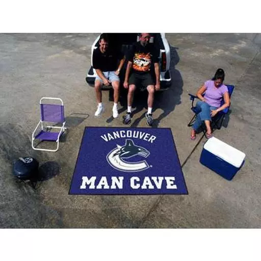 Vancouver Canucks Man Cave Tailgater Rug 5''x6''