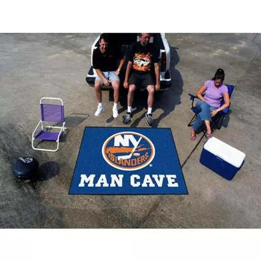 New York Islanders Man Cave Tailgater Rug 5''x6''