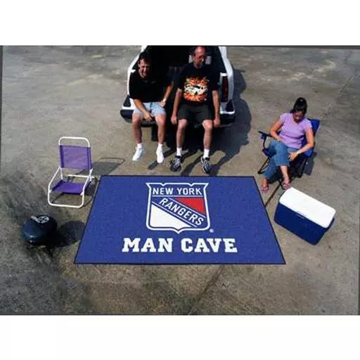 New York Rangers Man Cave UltiMat Rug 5''x8''