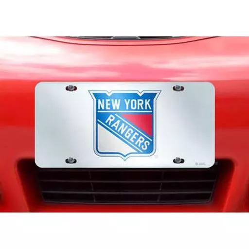 New York Rangers License Plate Inlaid 6"x12"