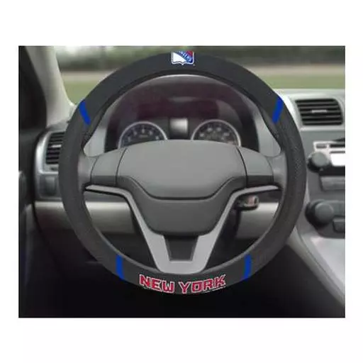 New York Rangers Steering Wheel Cover 15"x15"