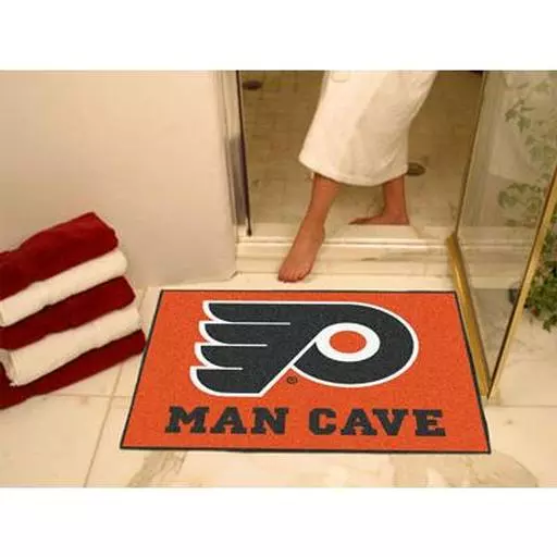 Philadelphia Flyers Man Cave All-Star Mat 33.75"x42.5"