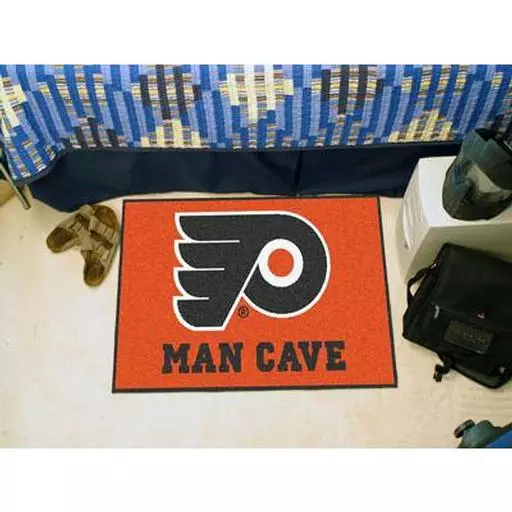 Philadelphia Flyers Man Cave Starter Rug 19"x30"