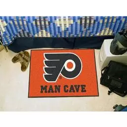 Click here to learn more about the Philadelphia Flyers Man Cave Starter Rug 19"x30".